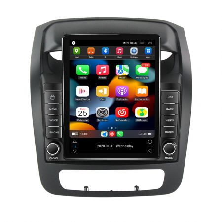 Navigatie Ecran TESLA 9.7 inch, 8 GB RAM si 128 GB ROM, Android 15, Slot Sim 4G, Procesor Octa Core, Carplay Wireless si Android auto, Procesor Sunet Digital DSP [1]