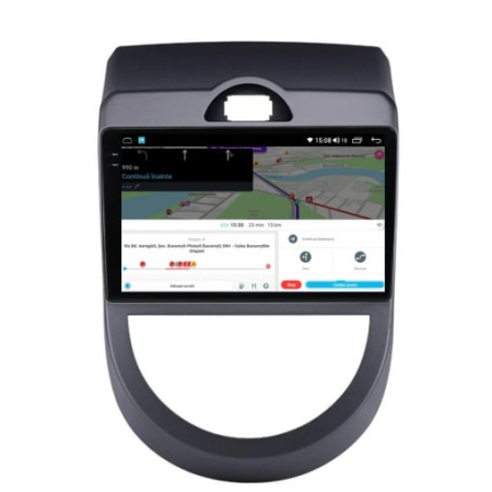 Navigatie Kia Soul 2009 - 2013 Rezolutie 2K, Display QLED 9.5 inch, 4GB RAM si 64GB ROM, Android, Procesor Octacore, Slot sim 4G, Sunet DSP, Wireless Carplay si Android Auto, Camera Marsa [4]