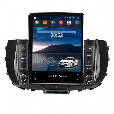 Soul (2019 - 2020) - Navigatie Kia Soul 2019-2020 Ecran TESLA 9.7 inch, 8 GB RAM si 128 GB ROM, Android 15, Slot Sim 4G, Procesor Octa Core, Carplay Wireless si Android auto, Procesor Sunet Digital DSP, Aplic