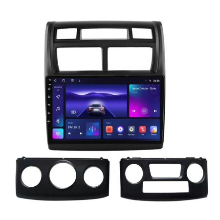 Navigatie Kia Sportage din 2007 - 2012, Rezolutie 2K, Display QLED 9.5 inch, 4GB RAM si 64GB ROM, Android, Procesor Octacore, Slot sim 4G, Sunet DSP, Wireless Carplay si Android Auto, Camera Marsarier [1]