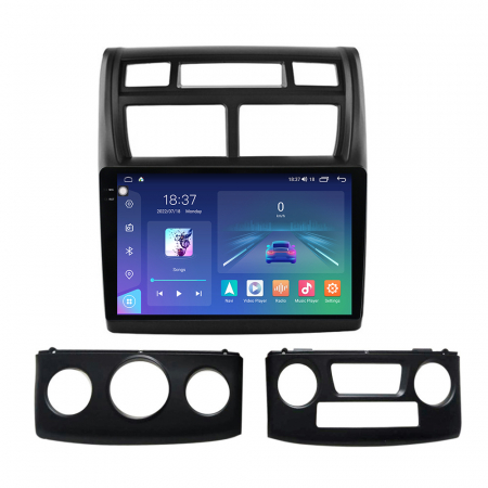 KIA - Navigatie Auto Android Kia Sportage din 2007 - 2012, Rezolutie 2K, Ecran QLED 9.5 inch, 8GB RAM si 128GB ROM, Android, Procesor Octacore, Slot sim 4G, Sunet DSP, Wireless Carplay