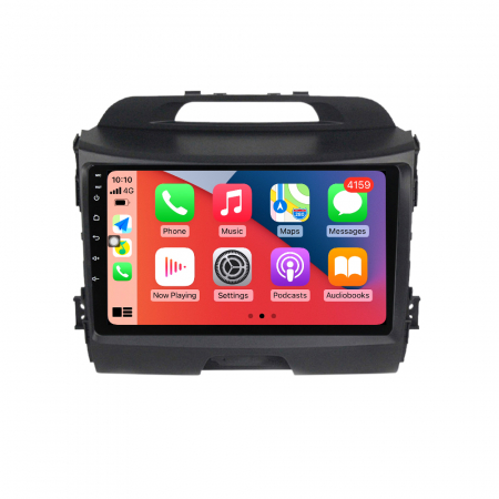 KIA - Navigatie Auto Android Kia Sportage din 2010 - 2015, Rezolutie 2K, Display QLED 9.5 inch, 4GB RAM si 64GB ROM, Android, Procesor Octacore, Slot sim 4G, Sunet DSP, Wireless Carplay si Android Auto, Camera Marsarier