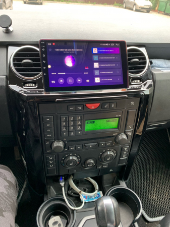 Navigatie Land Rover Discovery 3 din 2004 - 2015,  Android 14 , 4GB RAM, Octacore, Slot Sim 4G, DSP, GPS, Wi-FI, Carplay, Android Auto, USB, Bluetooth, Waze, Touchscreen, 9 inch [3]