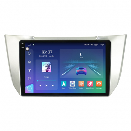 Navigatie dedicata Lexus cu Android - Navigatie Lexus RX300 RX330 RX350 RX400 din 2003-2009, Rezolutie 2K, Ecran QLED 9.5 inch, 8GB RAM si 128GB ROM, Android, Procesor Octacore, Slot sim 4G, Sunet DSP