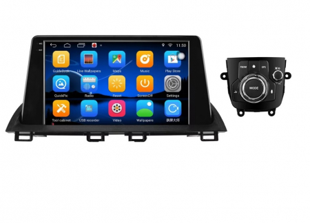 MAZDA - Navigatie Auto Android Mazda 3 din 2013-2019, Rezolutie 2K, Ecran QLED 9.5 inch, 8GB RAM si 128GB ROM, Android, Procesor Octacore, Slot sim 4G, Sunet DSP, Wireless Carplay
