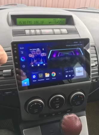 Navigatie Mazda 5 din 2005-2010, Rezolutie 2K, Display QLED 9.5 inch, 4GB RAM si 64GB ROM, Android, Procesor Octacore, Slot sim 4G, Sunet DSP, Wireless Carplay si Android Auto, Camera Marsarier, USB, [8]