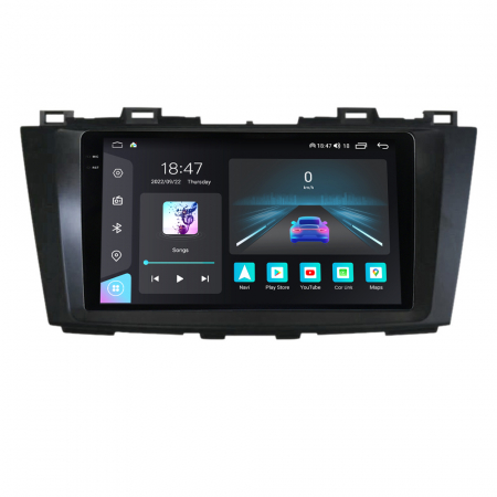Navigatie dedicata Mazda cu Android - Navigatie Mazda 5 din 2010-2017, Rezolutie 2K, Ecran QLED 9.5 inch, 8GB RAM si 128GB ROM, Android, Procesor Octacore, Slot sim 4G, Sunet DSP, Wireless Carplay si Android Auto