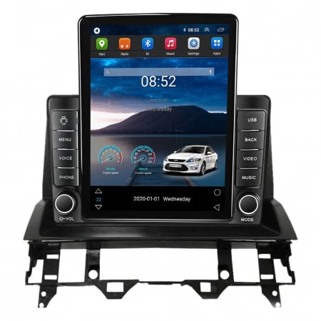 Navigatie Mazda 6 din 2002 - 2009, Ecran TESLA 9.7 inch, 4 GB RAM si 64 GB ROM, Slot Sim 4G, Procesor Octa Core, Carplay integrat, Procesor Sunet Digital DSP, Android, Aplicatii, Usb, Wi Fi, Bluetooth [2]
