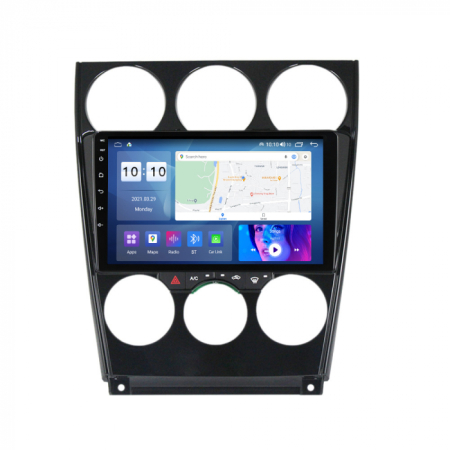 Navigatie dedicata Mazda cu Android - Navigatie Mazda 6 din 2004 - 2015, 4GB RAM si 64GB ROM, Ecran QLED 9 inch, Android 14, Procesor Octacore, Slot sim 4G, Sunet DSP, Wireless Carplay si Android Auto, Camera Marsarier