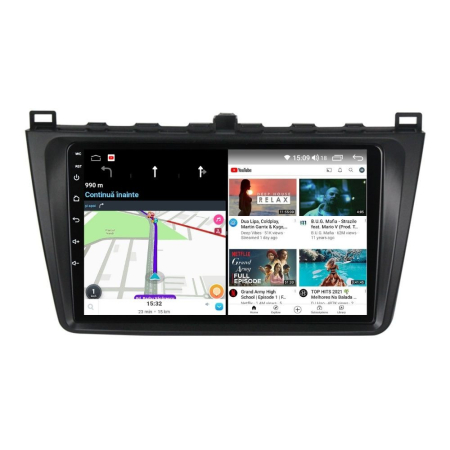 Navigatie Mazda 6 din 2008-2014, Android 14 , 4GB RAM, Octacore, Slot Sim 4G, DSP, GPS, Wi-FI, Carplay, Android Auto, USB, Bluetooth, Waze, Touchscreen, 9 inch [1]