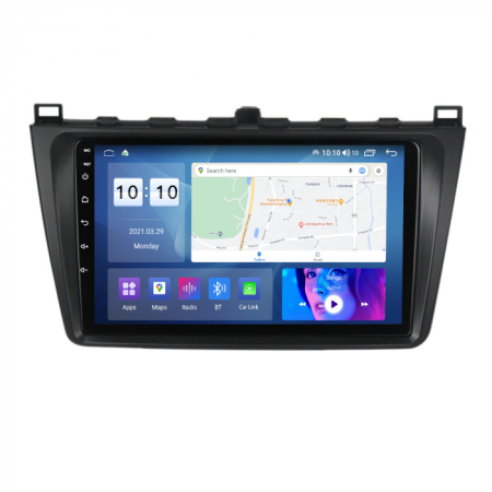 Navigatie dedicata Mazda cu Android - Navigatie Mazda 6 din 2008-2014, Android 14, Wireless Carplay si Android Auto,2GB RAM si 32GB ROM, Display IPS 9 inch, Camera Marsarier, Internet, Aplicatii, Wi Fi, Usb, Bluetooth