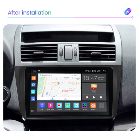 Navigatie Mazda 6 din 2008-2014, Rezolutie 2K, Ecran QLED 9.5 inch, 8GB RAM si 128GB ROM, Android, Procesor Octacore, Slot sim 4G, Sunet DSP, Wireless Carplay si Android Auto, Camera Marsarier [2]