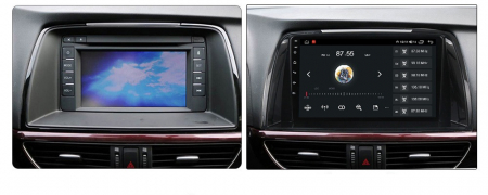 Navigatie Mazda 6 din 2012 - 2017, 8GB RAM si 128GB ROM, Ecran QLED 9 inch, Android 14, Procesor Octacore, Slot sim 4G, Sunet DSP, Wireless Carplay si Android Auto, Camera Marsarier [1]