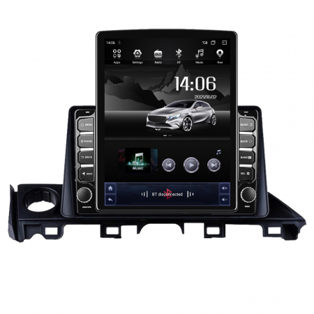 Navigatie dedicata Mazda cu Android - Navigatie Mazda 6 din 2018-2021, Display TESLA 9.5 inch, 2GB RAM si 32GB ROM, Wireless Carplay si Android Auto, Procesor Octacore, Slot sim 4G, Sunet DSP, Camera Marsarier, Bluetooth, USB, Wi Fi, Radi
