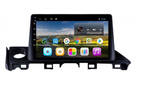 MAZDA - Navigatie Auto Android Mazda 6 din 2018-2021, Rezolutie 2K, Display QLED 9.5 inch, 4GB RAM si 64GB ROM, Android, Procesor Octacore, Slot sim 4G, Sunet DSP, Wireless Carplay si Android Auto, Camera Marsarier, USB,
