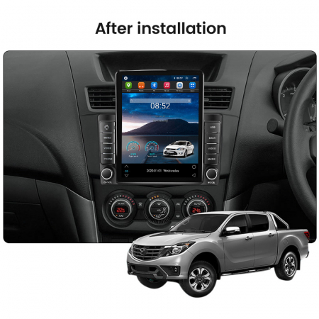 Navigatie Mazda BT50 2011-2020 Ecran TESLA 9.7 inch, 8 GB RAM si 128 GB ROM, Android 15, Slot Sim 4G, Procesor Octa Core, Carplay Wireless si Android auto, Procesor Sunet Digital DSP, [2]