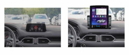 Navigatie Mazda CX-5 din 2017 -2022,  Ecran TESLA 9.7 inch, 8 GB RAM si 128 GB ROM, Android 15, Slot Sim 4G, Procesor Octa Core, Carplay Wireless si Android auto, Procesor Sunet Digital DSP [1]