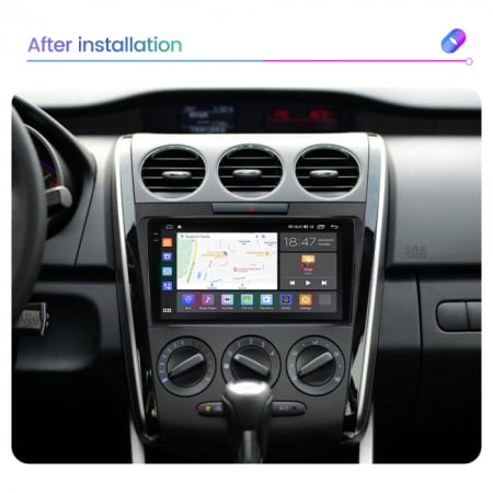 Navigatie Mazda CX 7 ( 2008-2015 ) 4GB RAM si 64GB ROM, Ecran QLED 9 inch, Android 14, Procesor Octacore, Slot sim 4G, Sunet DSP, Wireless Carplay si Android Auto, Camera Marsarier [4]