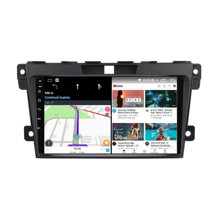 Navigatie Mazda CX 7 ( 2008-2015 ) 4GB RAM si 64GB ROM, Ecran QLED 9 inch, Android 14, Procesor Octacore, Slot sim 4G, Sunet DSP, Wireless Carplay si Android Auto, Camera Marsarier [1]