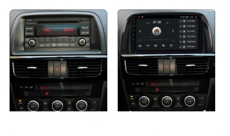 Navigatie Mazda CX5 din 2011 - 2017, 8GB RAM si 128GB ROM, Ecran QLED 9 inch, Android 14, Procesor Octacore, Slot sim 4G, Sunet DSP, Wireless Carplay si Android Auto, Camera Marsarier [1]