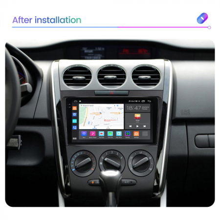 Navigatie Mazda CX7 din 2008-2015 , Android 14 , 4GB RAM , Procesor Quad Core , Wireless Carplay si Android auto , Display HD Touchscreen, Wi-Fi , Bluetooth, USB [4]