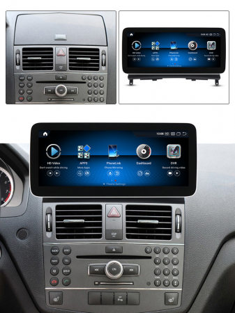Navigatie Mercedes C CLASS W204 din 2006-2013 Display 12.5 inch 4GB RAM [1]