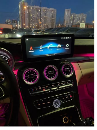 Navigatie Mercedes C Class W205 ( 2014 - 2018 ) 8 GB RAM si 128 GB ROM, Slot Sim 4G, Procesor Octa Core, Carplay, Sunet DSP, Android, Aplicatii, Usb, Wi Fi, Bluetooth [1]
