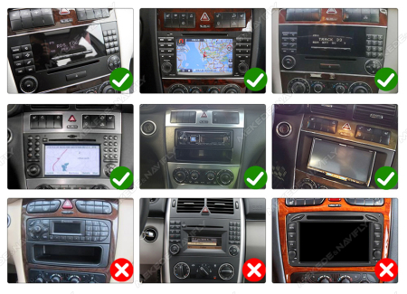 Navigatie Mercedes Clasa C W203 Facelift si CLC din 2004 - 2011 Android 15 , 4GB RAM , Procesor Quad Core , Wireless Carplay si Android auto , Display HD Touchscreen, Wi-Fi , Bluetooth, USB [1]