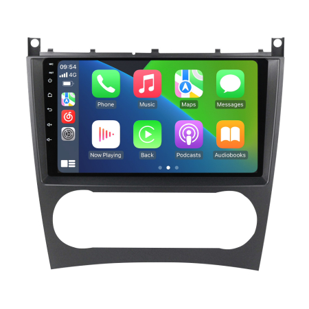 Navigatie dedicata Mercedes cu Android - Navigatie Mercedes Clasa C W203 Facelift si CLC din 2004 - 2011 Android 15 , 4GB RAM , Procesor Quad Core , Wireless Carplay si Android auto , Display HD Touchscreen, Wi-Fi , Bluetooth, USB
