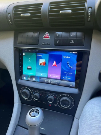 Navigatie Mercedes Clasa C W203 Facelift si CLC din 2004 - 2011 Android 15 , 4GB RAM , Procesor Quad Core , Wireless Carplay si Android auto , Display HD Touchscreen, Wi-Fi , Bluetooth, USB [4]