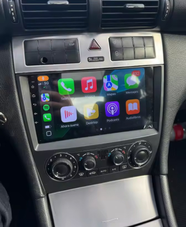 Navigatie Mercedes Clasa C W203 Facelift si CLC din 2004 - 2011 Android 15 , 4GB RAM , Procesor Quad Core , Wireless Carplay si Android auto , Display HD Touchscreen, Wi-Fi , Bluetooth, USB [6]