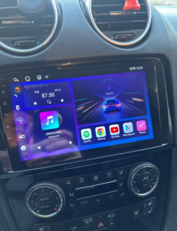 Navigatie Mercedes ML GL W164 ( 2005 - 2012 ) , 4GB RAM si 64GB ROM, Ecran QLED 9 inch, Android 14, Procesor Octacore, Slot sim 4G, Sunet DSP, Wireless Carplay si Android Auto, Camera Marsarier [6]