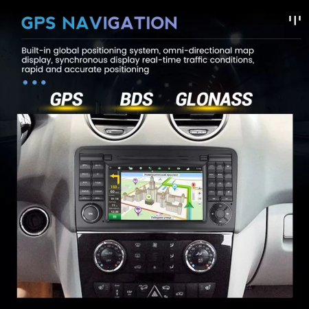 Navigatie Mercedes ML GL W164 din 2005 - 2012, 4 GB RAM si 64 GB ROM, Slot Sim 4G, Procesor Octa Core, Carplay integrat, Procesor Sunet Digital DSP, Android, Aplicatii, Usb, Wi Fi, Bluetooth [4]