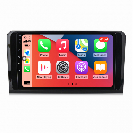 MERCEDES-BENZ - Navigatie Auto Android Mercedes ML GL W164 din 2005-2012, 4GB RAM si 32GB ROM, Display QLED 9 inch, Wireless Carplay si Android Auto, Procesor Octacore, Slot sim 4G, Sunet DSP, Camera Marsarier