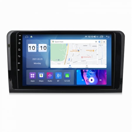 ML   (2005 - 2012) - Navigatie Mercedes ML GL W164 din 2005 - 2012, 8GB RAM si 128GB ROM, Ecran QLED 9 inch, Android 14, Procesor Octacore, Slot sim 4G, Sunet DSP, Wireless Carplay si Android Auto, Camera Marsarier