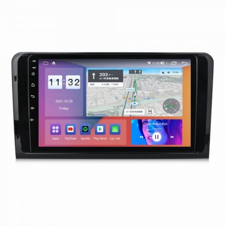 Navigatie Mercedes ML GL W164 din 2005-2012 Android 14 , 4GB RAM , Procesor Quad Core , Wireless Carplay si Android auto , Display HD Touchscreen, Wi-Fi , Bluetooth, USB [4]