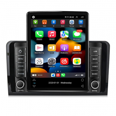 GL   (2005 - 2012) - Navigatie Mercedes ML GL W164 din 2005 - 2012, Ecran TESLA 9.7 inch, 8 GB RAM si 128 GB ROM, Android 15, Slot Sim 4G, Procesor Octa Core, Carplay Wireless si Android auto, Procesor Sunet Digital DSP, 