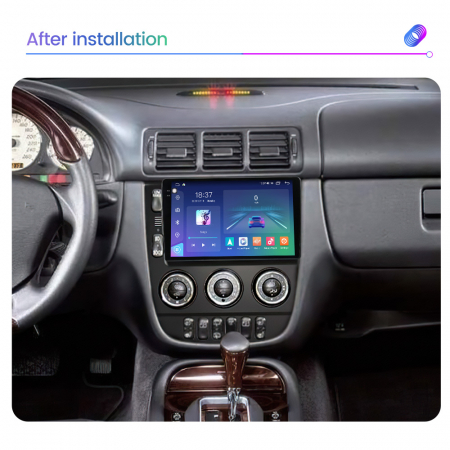 Navigatie Mercedes ML W163 din 1997-2005, Rezolutie 2K, Ecran QLED 9.5 inch, 8GB RAM si 128GB ROM, Android, Procesor Octacore, Slot sim 4G, Sunet DSP, Wireless Carplay [2]