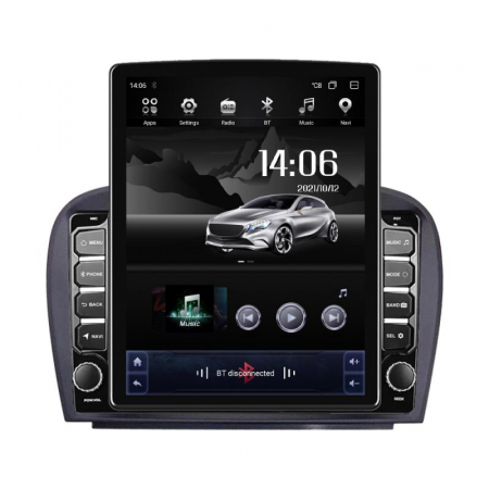 Navigatie Auto cu Android - Navigatie Mercedes SL R230 SL350 SL500 SL55 SL600 SL65 din 2001 - 2011, Ecran TESLA 9.7 inch, 8 GB RAM si 128 GB ROM, Android 15, Slot Sim 4G, Procesor Octa Core, Carplay Wireless si Android auto, Pro