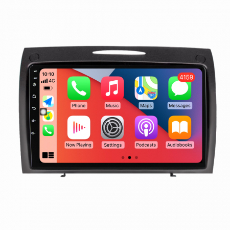 MERCEDES-BENZ - Navigatie Auto Android Mercedes SLK R171 din 2000-2011, 4GB RAM si 32GB ROM, Display QLED 9 inch, Wireless Carplay si Android Auto, Procesor Octacore, Slot sim 4G, Sunet DSP, Camera Marsarier, Bluetooth, USB, Wi F