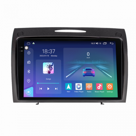 MERCEDES-BENZ - Navigatie Auto Android Mercedes SLK R171 din 2000-2011, NAVIGPS, Rezolutie 2K, Display QLED 9.5 inch, 4GB RAM si 64GB ROM, Android, Procesor Octacore, Slot sim 4G, Sunet DSP, Wireless Carplay si Android Auto, Came