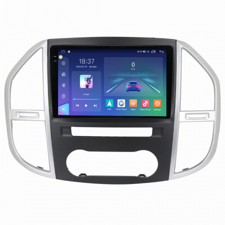 Vito  (2003 - 2014) - Navigatie Mercedes Vito din 2014-2020, Rezolutie 2K, Ecran QLED 10.5 inch, 8GB RAM si 128GB ROM, Android, Procesor Octacore, Slot sim 4G, Sunet DSP, Wireless Carplay si Android Auto