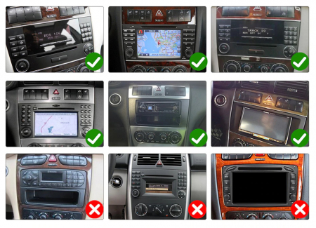 Navigatie Mercedes W203 W209 C Class C180 C200 CLK200 C230, 4 GB RAM si 64 GB ROM, Slot Sim 4G, Procesor Octa Core, Carplay integrat, Procesor Sunet Digital DSP, Android, Aplicatii, Usb, Wi Fi, Blueto [1]