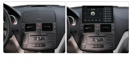 Navigatie Mercedes W204 C Class din 2006 - 2012, 8GB RAM si 128GB ROM, Ecran QLED 9 inch, Android 14, Procesor Octacore, Slot sim 4G, Sunet DSP, Wireless Carplay si Android Auto, Camera Marsarier [5]