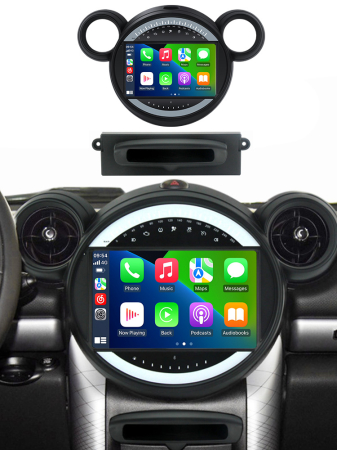 Navigatie Mini Cooper Countryman din 2007-2014,  Android 15, 4GB RAM, Octacore, Slot Sim 4G, DSP, GPS, Wi-FI, Carplay, Android Auto, USB, Bluetooth, Waze, Touchscreen, 9 inch [1]