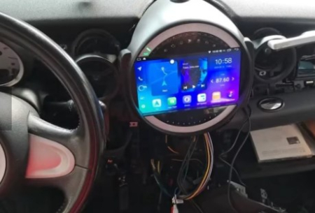 Navigatie Mini Cooper din 2014-2020, Android 14, Wireless Carplay si Android Auto, 2GB RAM si 32GB ROM, Display IPS 9 inch, Camera Marsarier, Internet, Aplicatii, Wi Fi, Usb, Bluetooth [7]