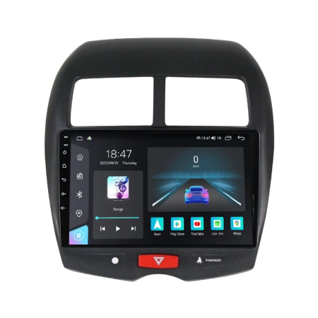 ASX  (2016 - 2022) - Navigatie Mitsubishi ASX din 2016 - 2022, Rezolutie 2K, Ecran QLED 9.5 inch, 8GB RAM si 128GB ROM, Android, Procesor Octacore, Slot sim 4G, Sunet DSP, Wireless Carplay