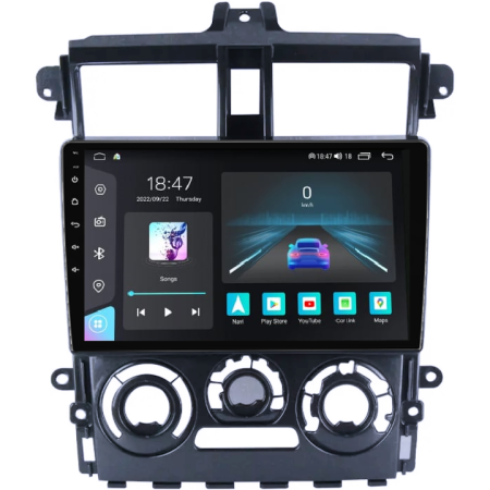 Navigatie Auto cu Android - Navigatie Mitsubishi Colt Plus 2007-2012 Rezolutie 2K , 4GB RAM+64GB ROM QLED