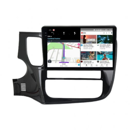 Navigatie Mitsubishi Outlander 4 2020 - 2024 Rezolutie 2K, Ecran QLED 9.5 inch, 8GB RAM si 128GB ROM, Android, Procesor Octacore, Slot sim 4G, Sunet DSP, Wireless Carplay [6]
