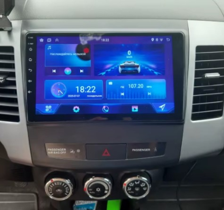 Navigatie Mitsubishi Outlander din 2006-2014, Rezolutie 2K, Display QLED 9.5 inch, 4GB RAM si 64GB ROM, Android, Procesor Octacore, Slot sim 4G, Sunet DSP, Wireless Carplay si Android Auto, Camera Mar [7]